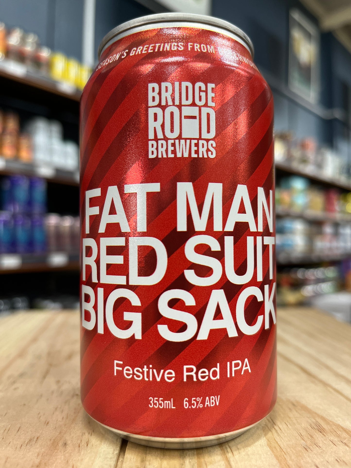 Bridge Road Fat Man Red Suit Big Sack Red IPA 355ml Can