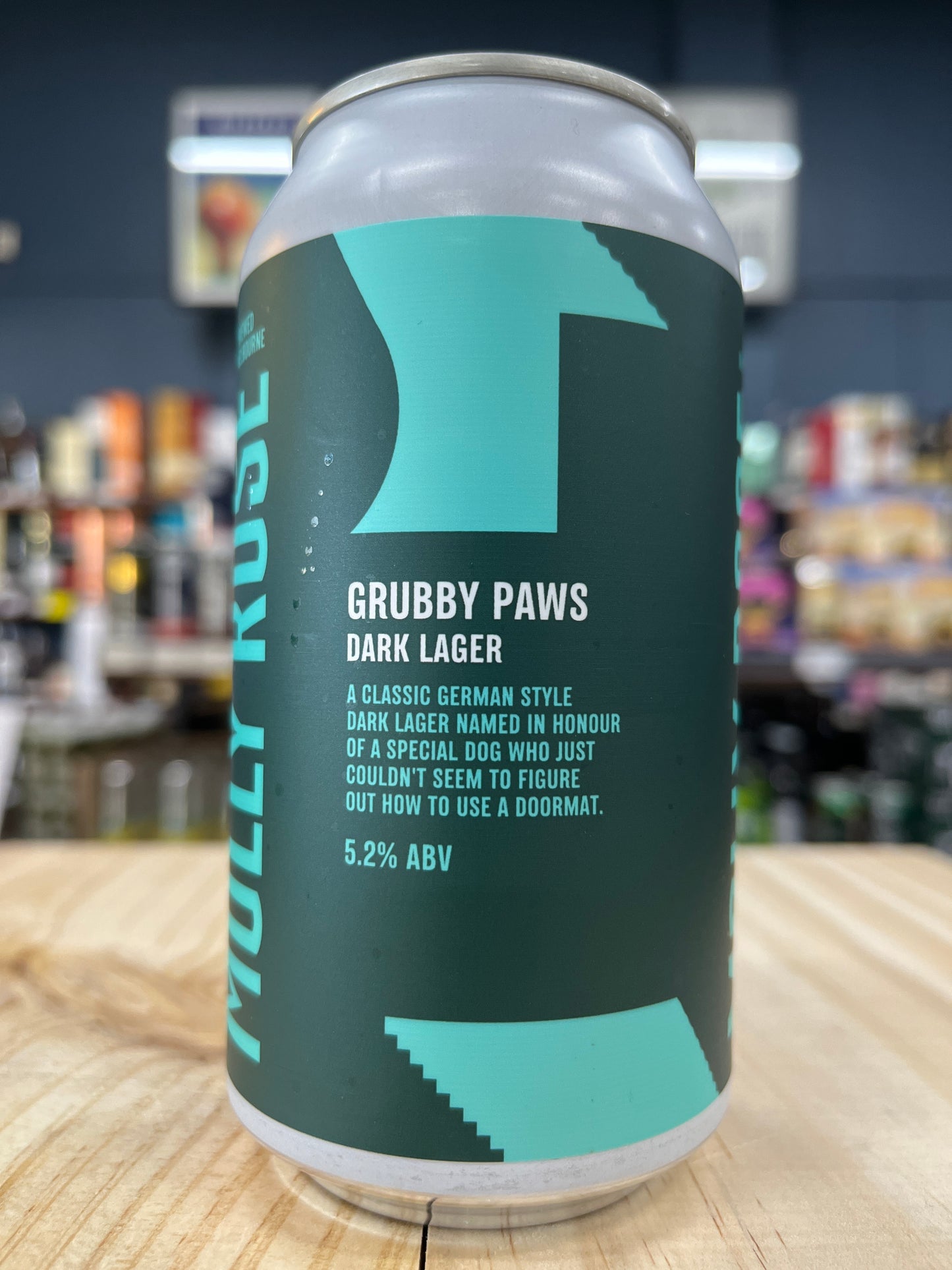 Molly Rose Grubby Paws Dark Lager 375ml Can