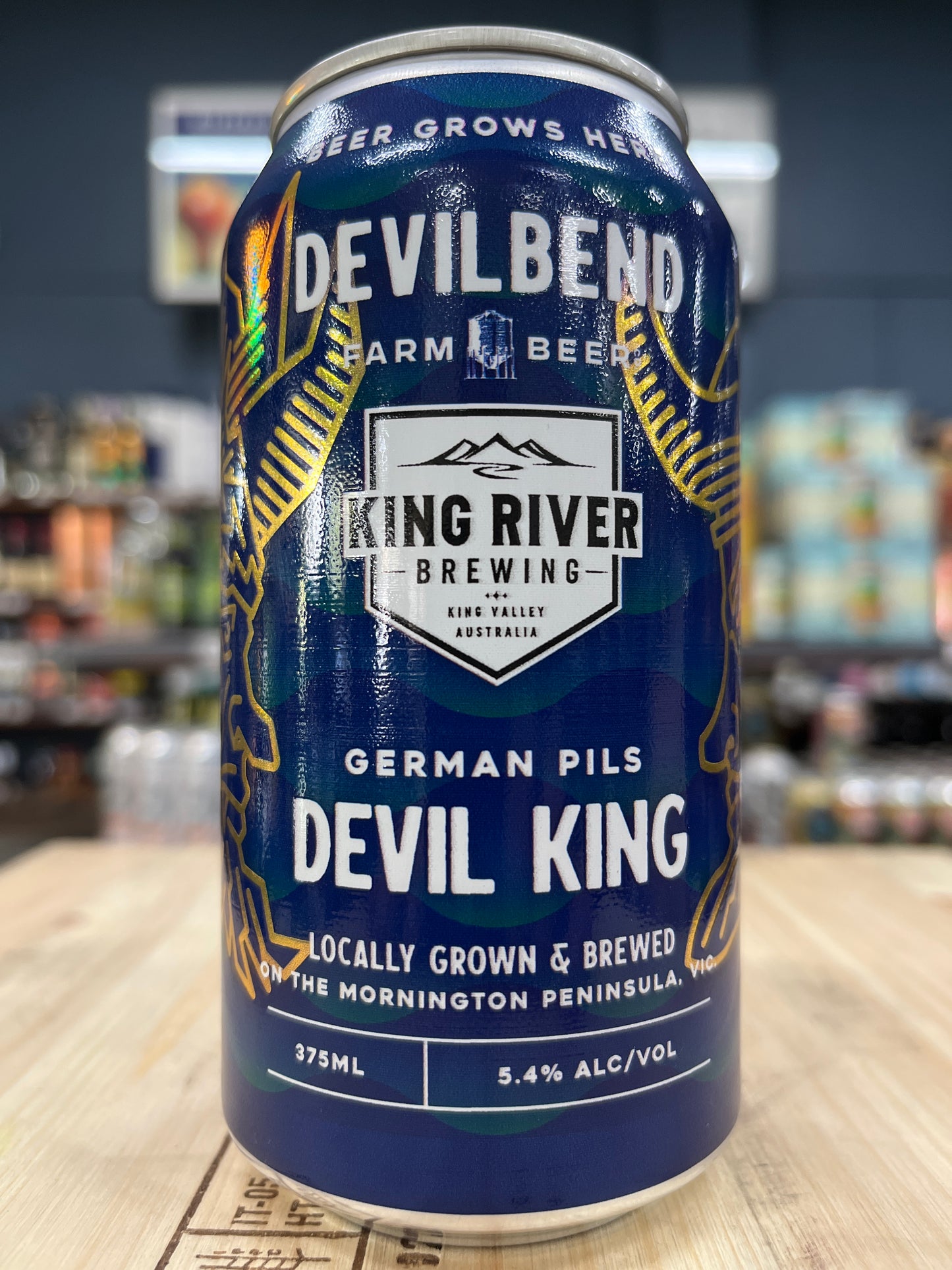 Devilbend x King River Devil King German Pils 375ml Can