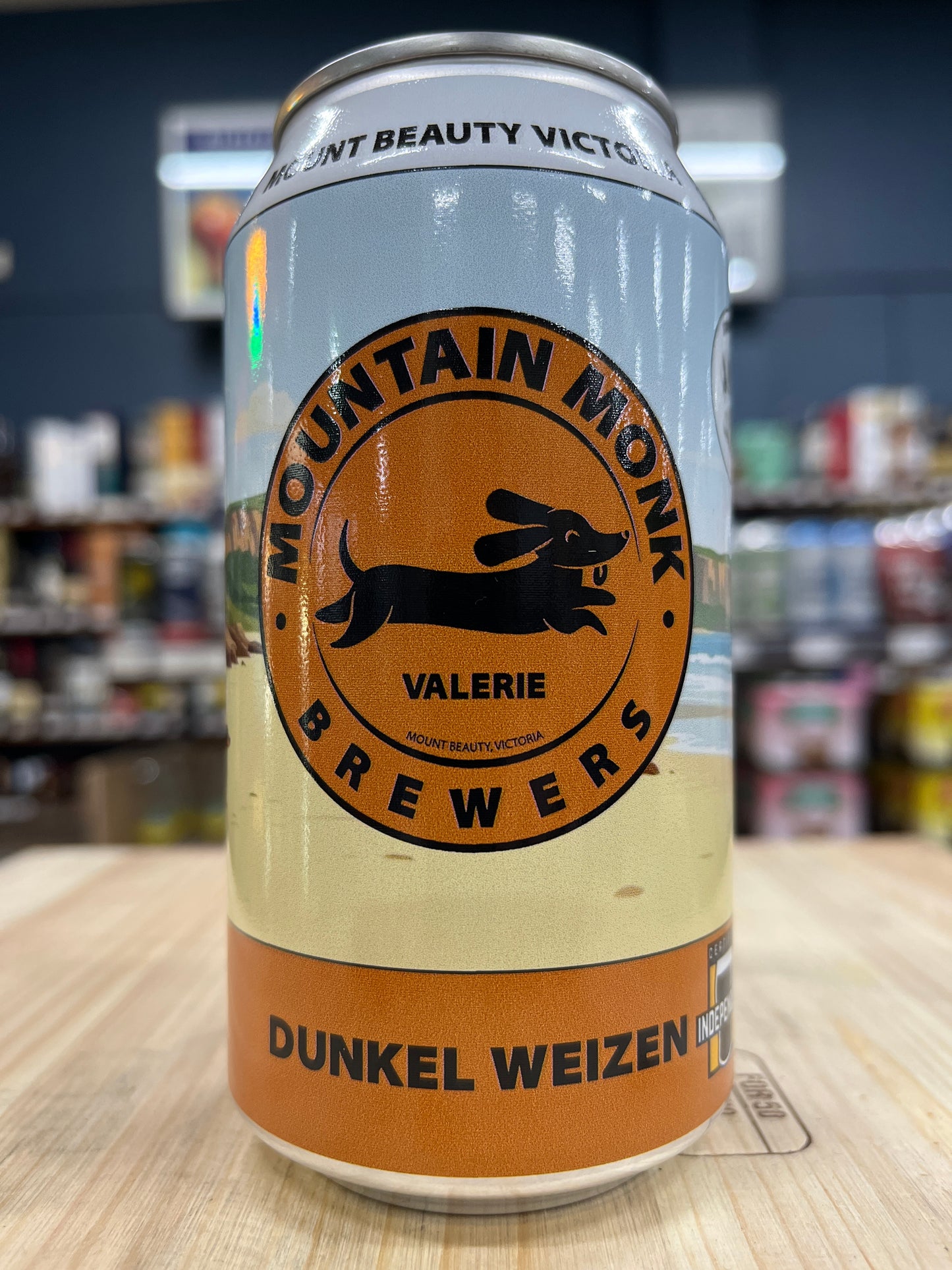 Mountain Monk Dunkel Weizen 375ml Can