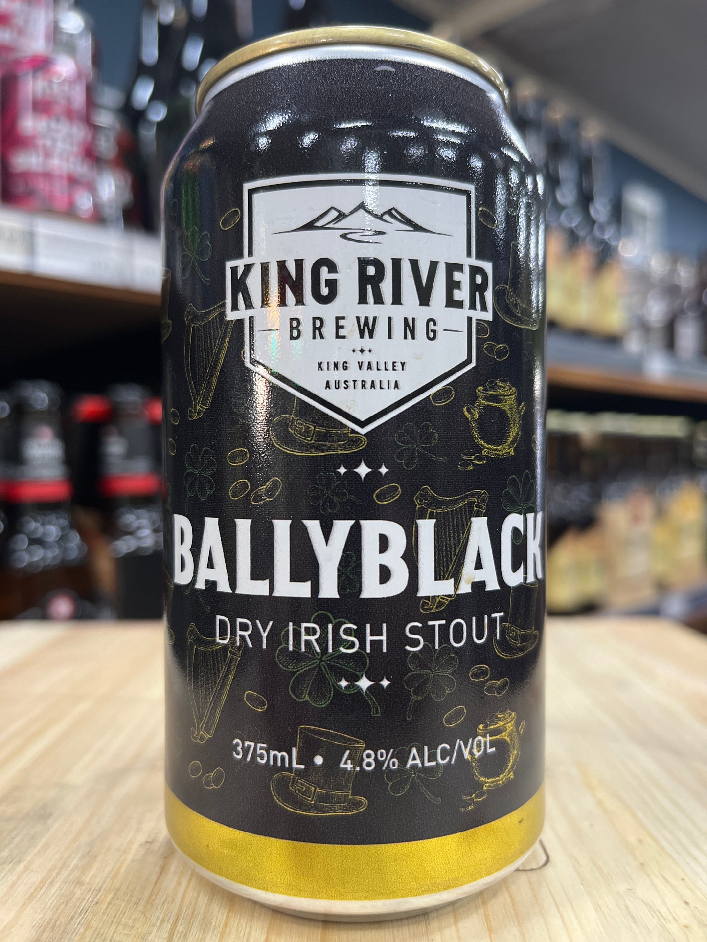 King River Ballyblack Dry Irish Stout 375ml Can