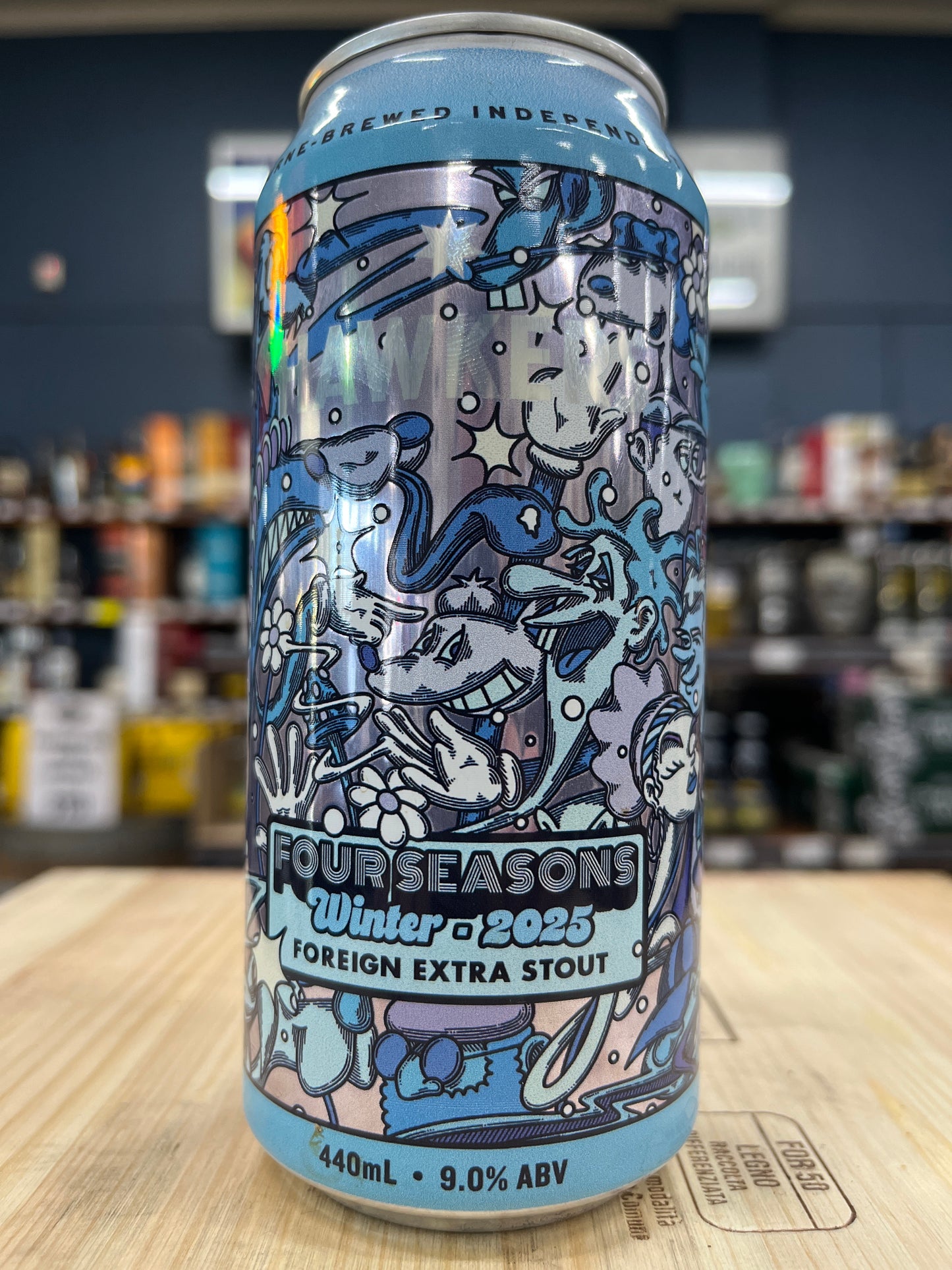 Hawkers Four Seasons Winter Foreign Extra Stout 440ml Can