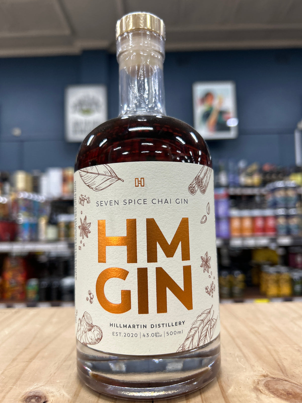 Hillmartin Distillery Seven Spice Chai Gin 500ml