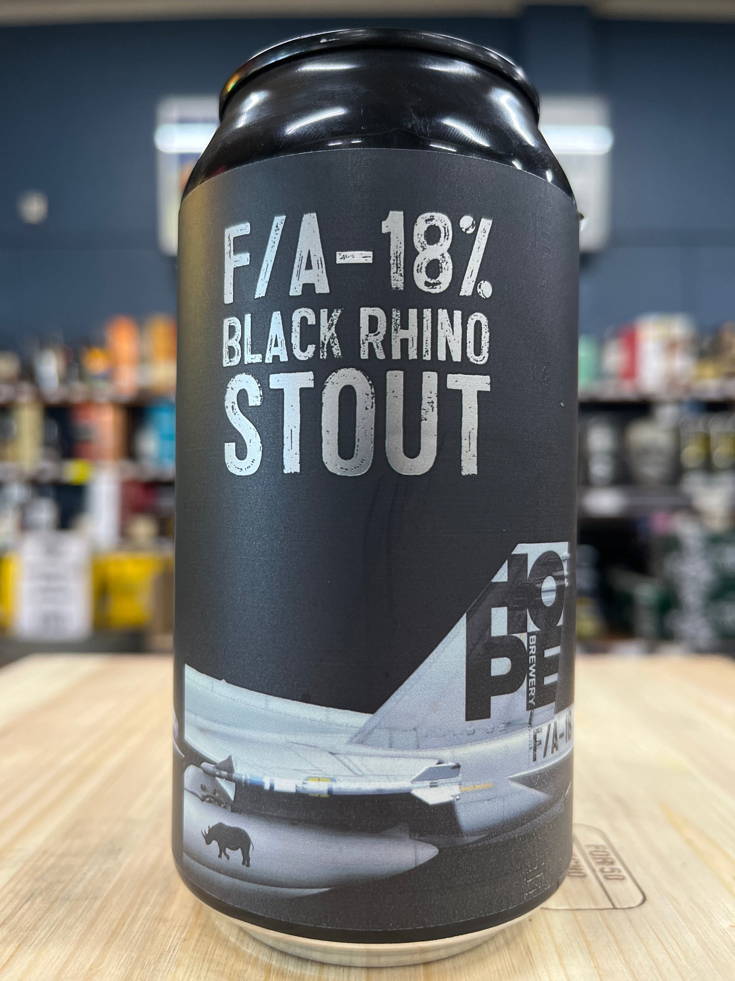 Hope F/A-18 Black Rhino Imperial Stout 375ml Can