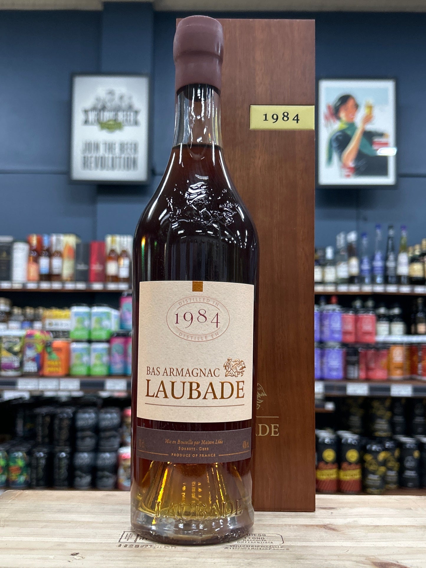 Chateau de Laubade Bas Armagnac Vintage 1984 700ml