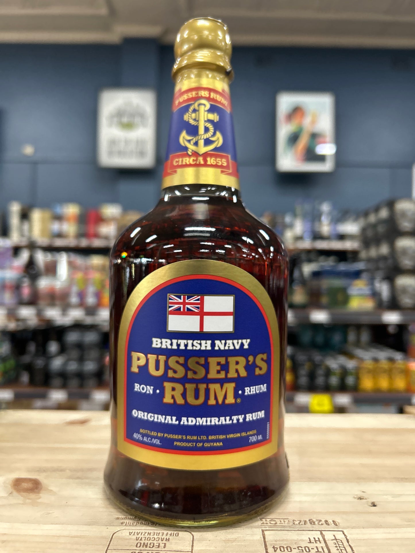 Pusser's Blue label Rum 700ml