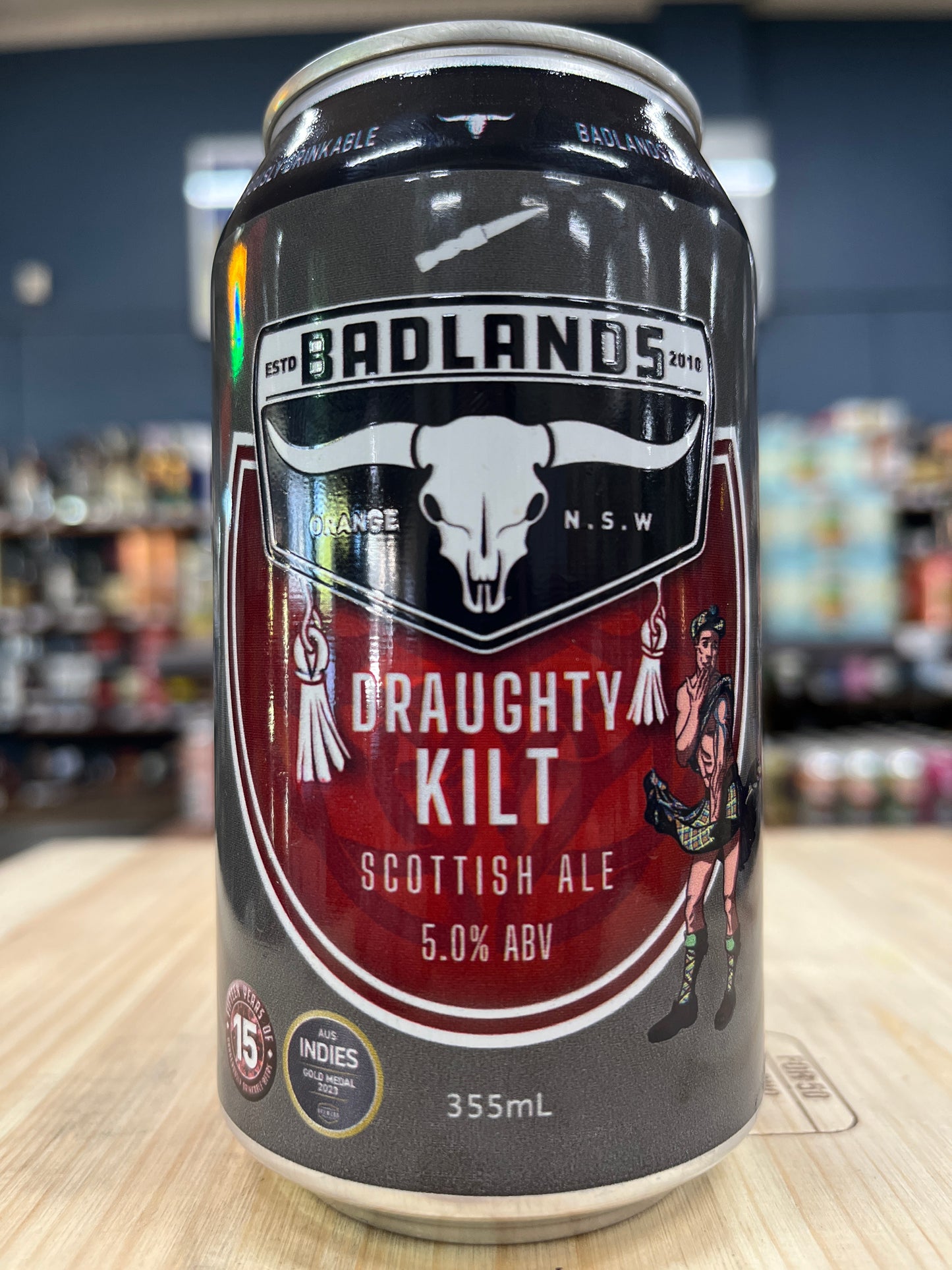 Badland Draughty Kilt Scottish Ale 355ml Can