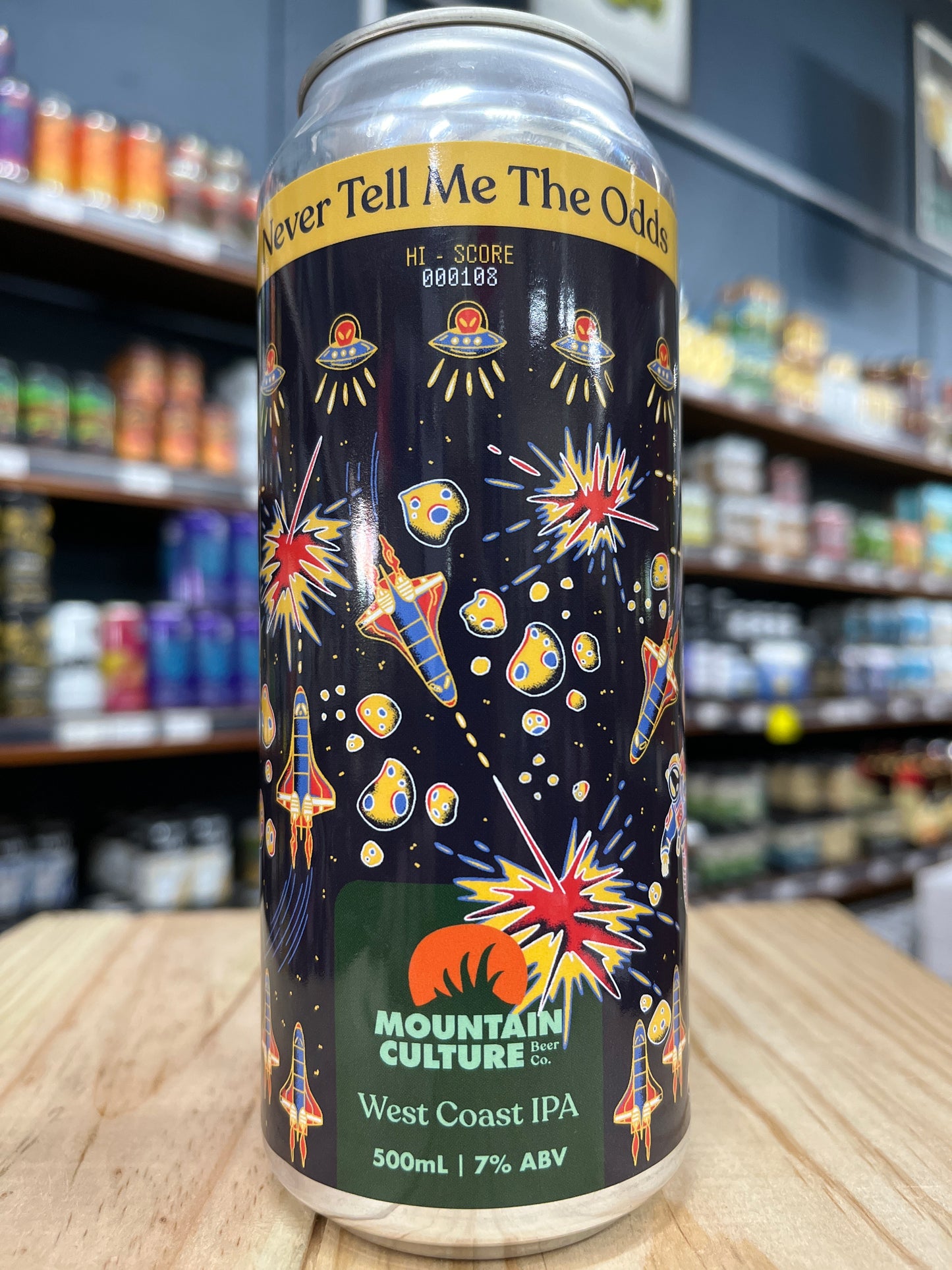Mountain Culture Never Tell Me The Odds West Coast IPA 500ml Can