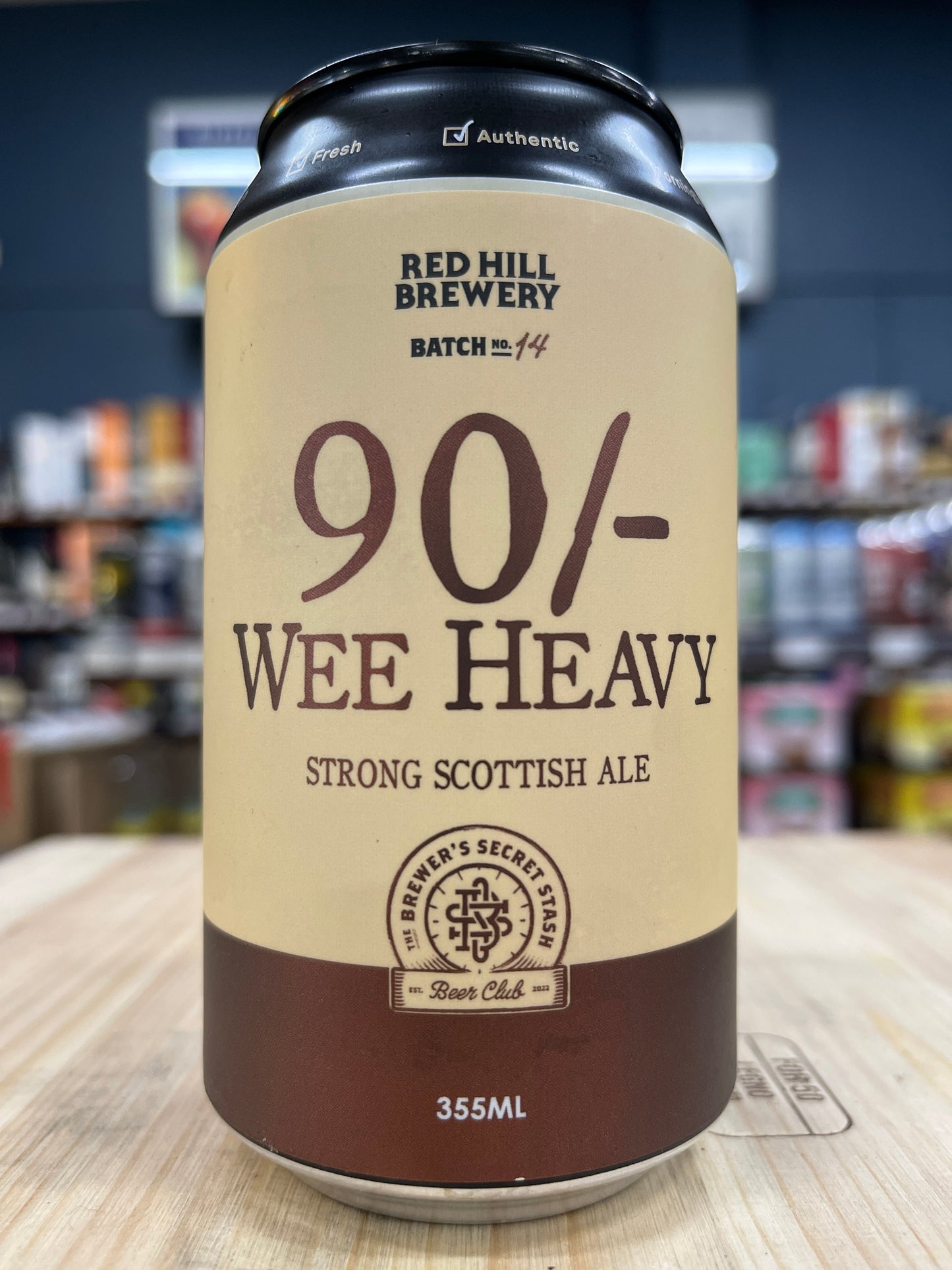 Red Hill 90 Shilling Wee Heavy Strong Scottish Ale 355ml Can