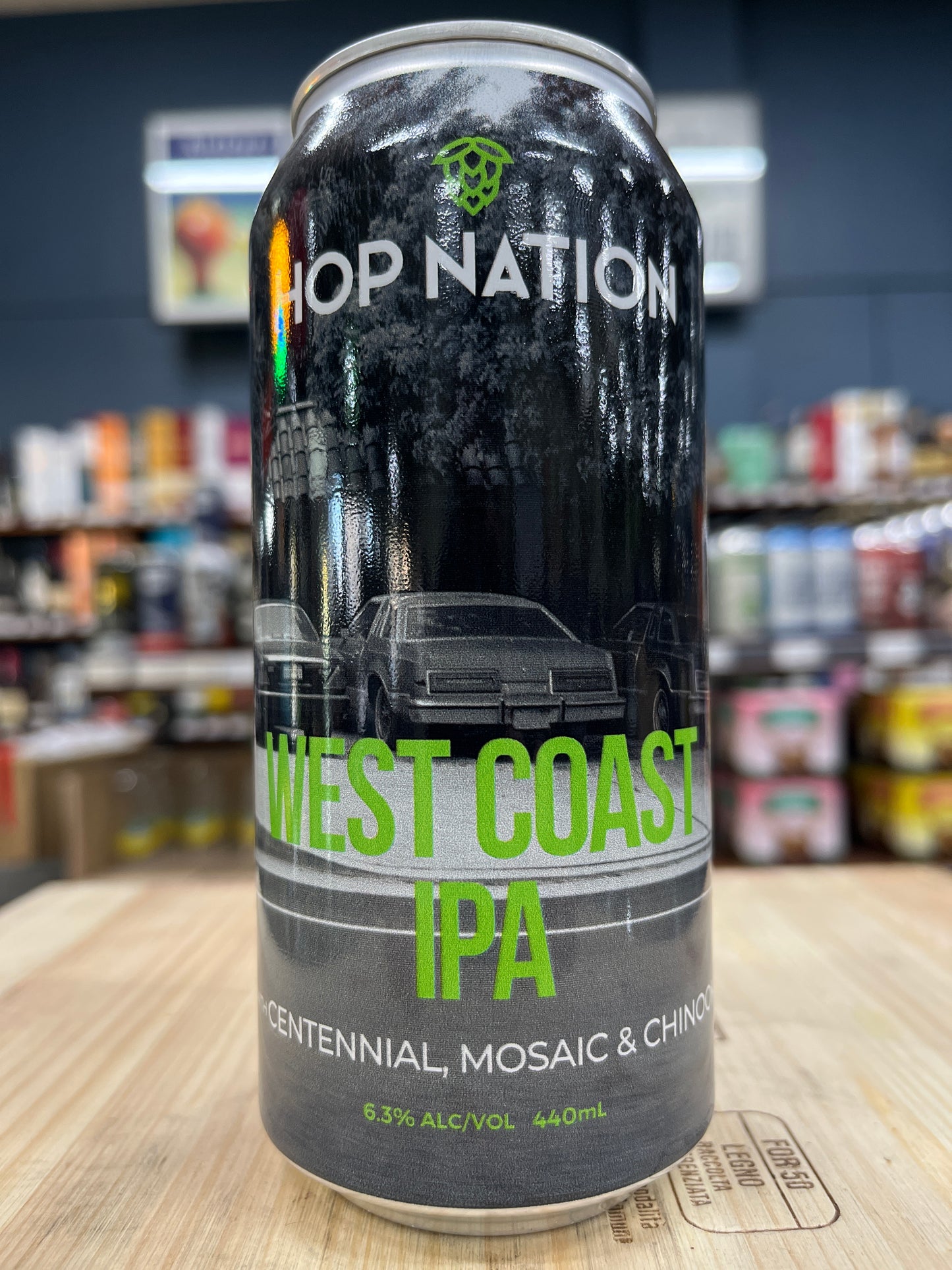 Hop Nation West Coast IPA With Centennial, Mosaic & Chinook 440ml Can