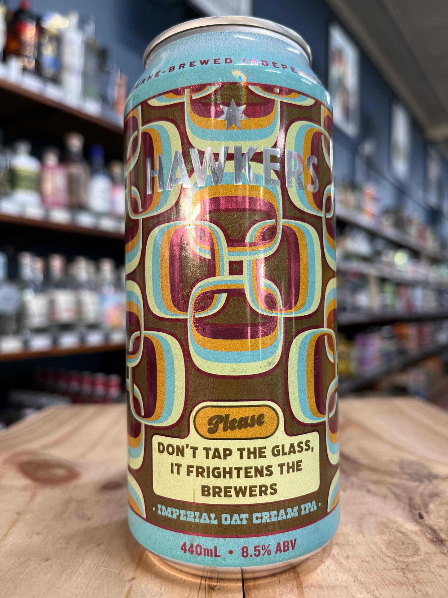 Hawkers Please Don't Tap On The Glass, It Frightens The Brewers Imperial Oat Cream IPA 440ml Can