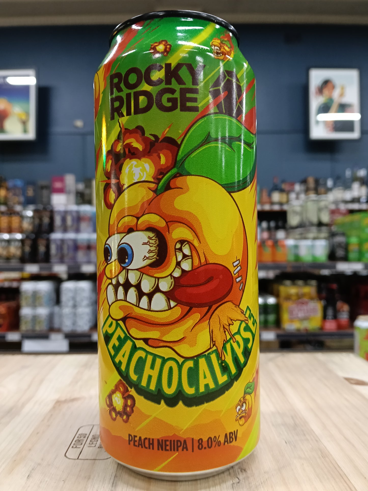 Rocky Ridge Peachocalypse Peach NEIIPA 500ml Can