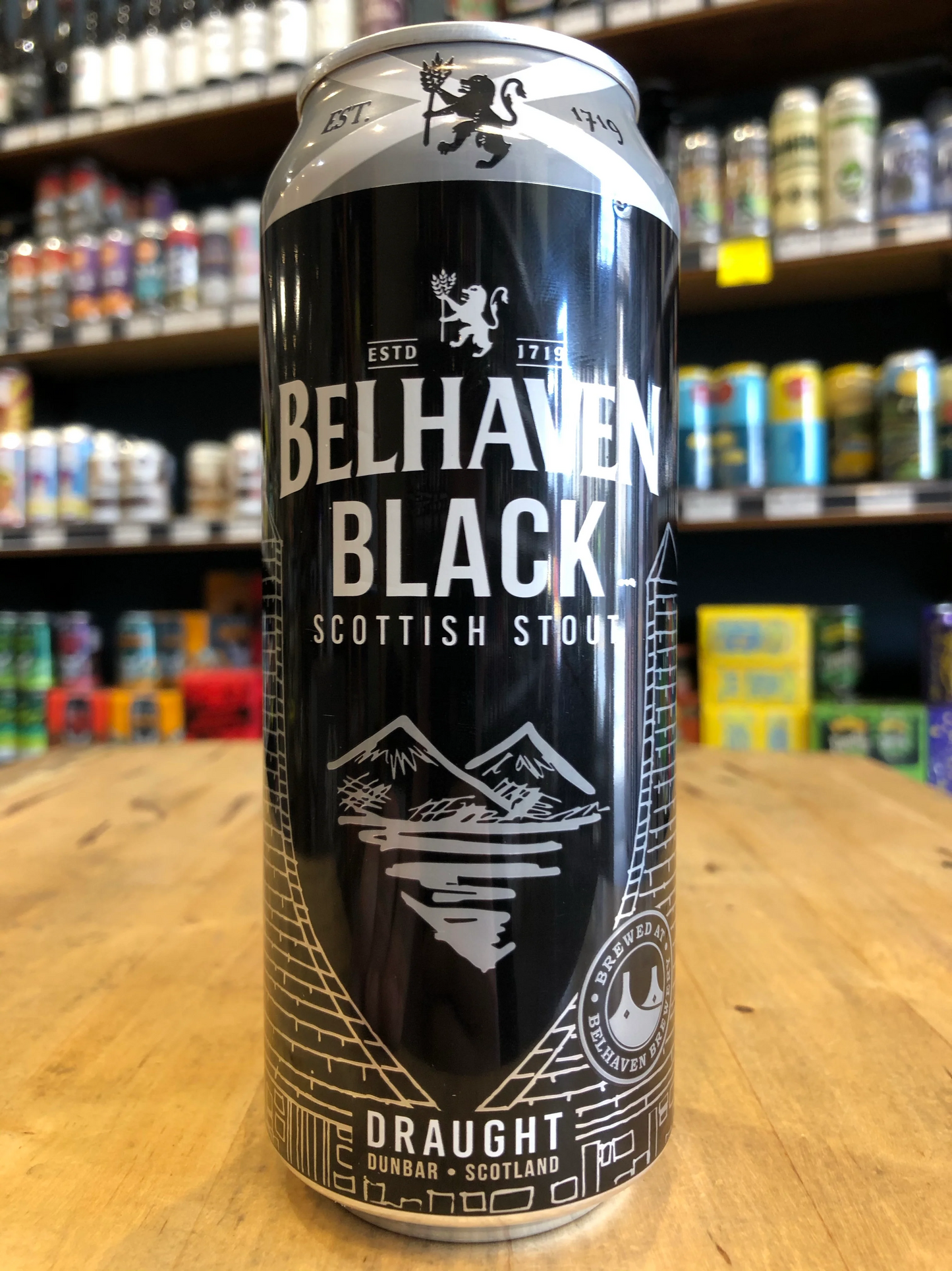 Belhaven Black Scottish Stout 440ml Can