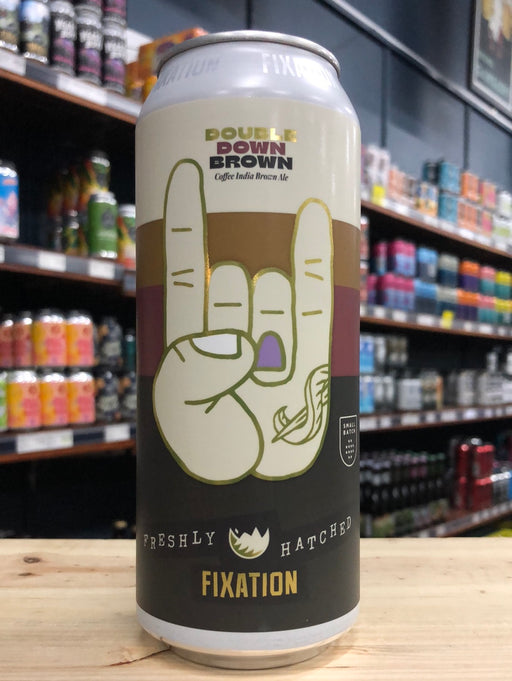 Fixation Double Down Brown India Brown Ale 500ml Can