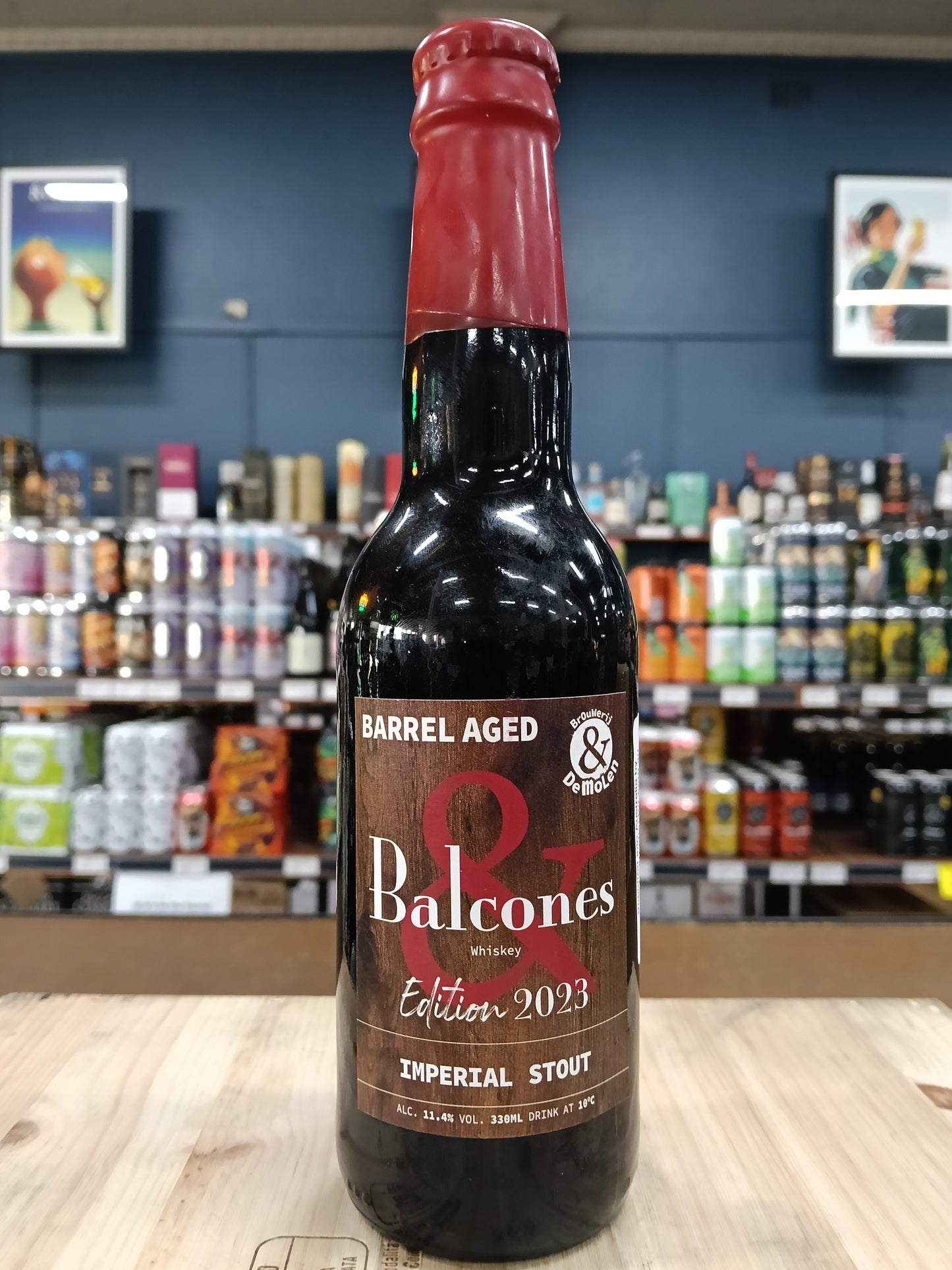 De Molen Balcones 2023 Whisky Barrel Aged Imperial Stout 330ml
