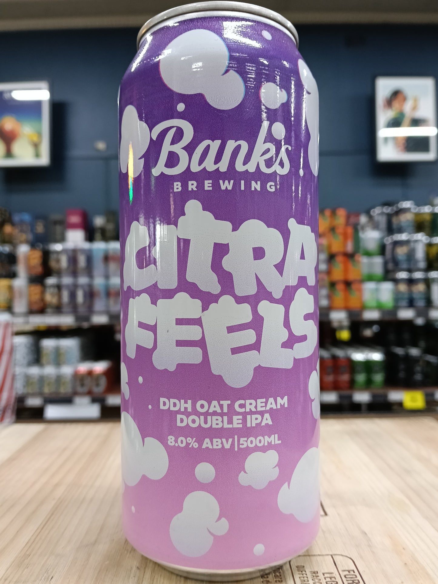 Banks Citra Feels DDH Oat Cream Double IPA 500ml Can
