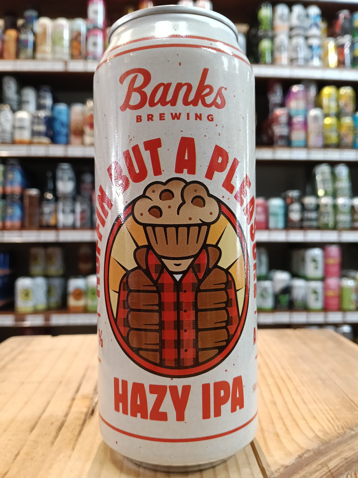 Banks Muffin But A Pleasure Hazy IPA 500ml Can