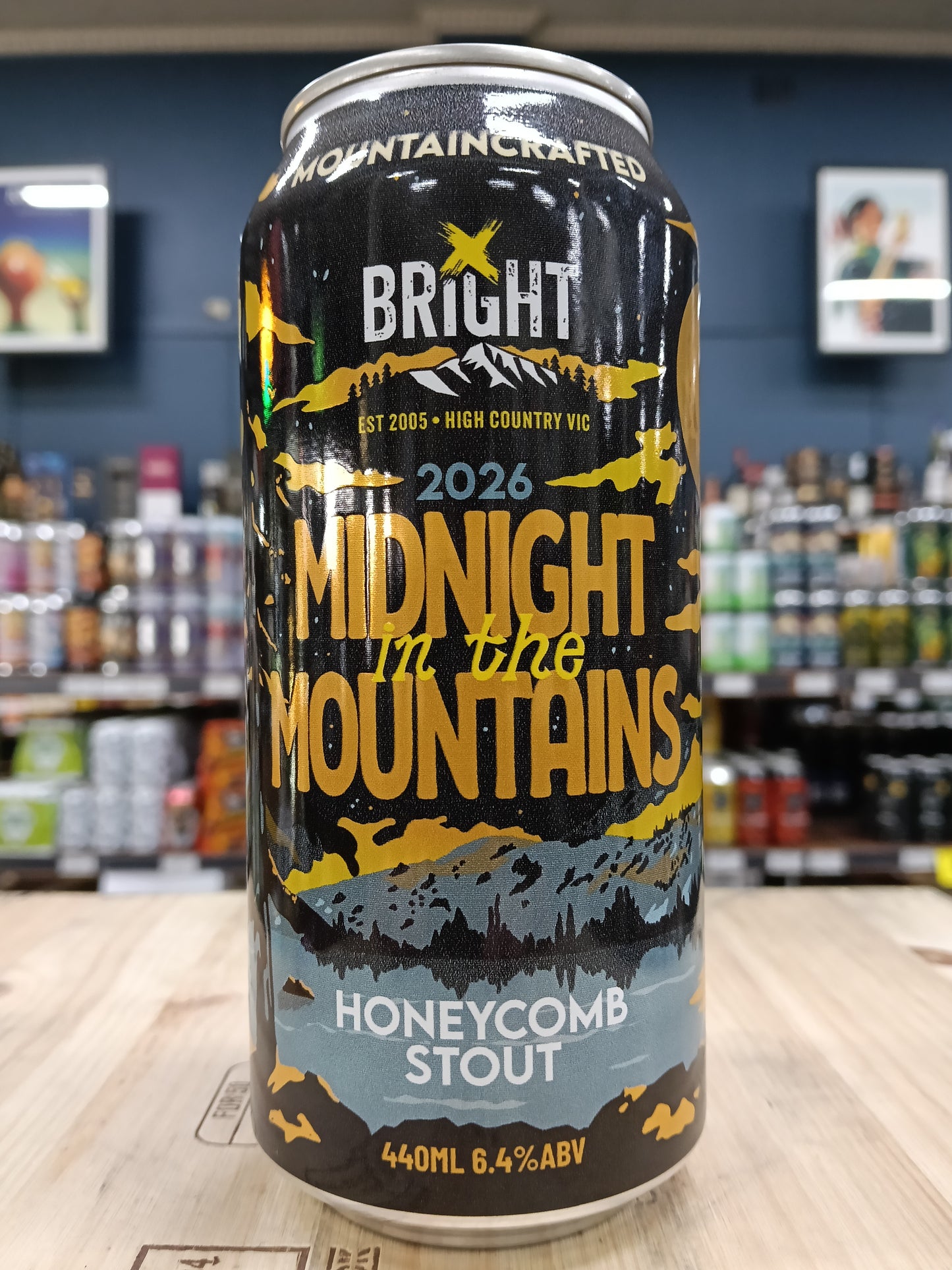 Bright 2026 Midnight In The Mountains Honeycomb Stout 440ml Can