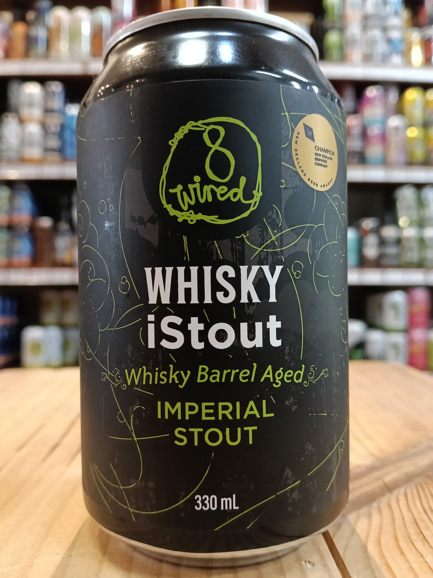 8 Wired Whisky iStout Barrel Aged Imperial Stout 330ml Can
