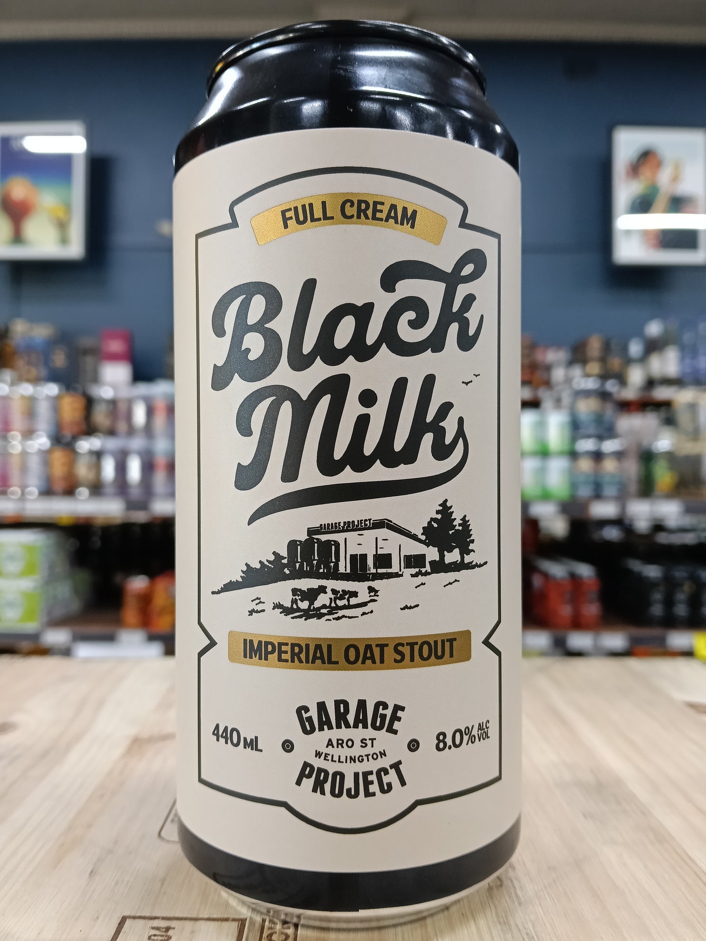 Garage Project Black Milk Imperial Oat Stout 440ml Can