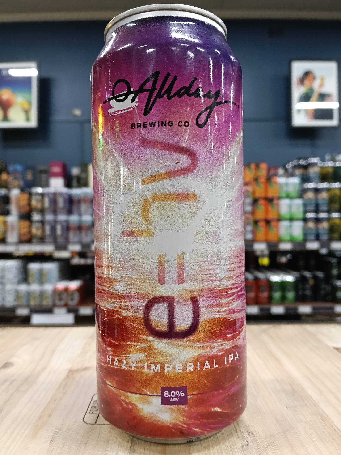 Allday x Equilibrium e=hv Hazy Imperial IPA 500ml Can