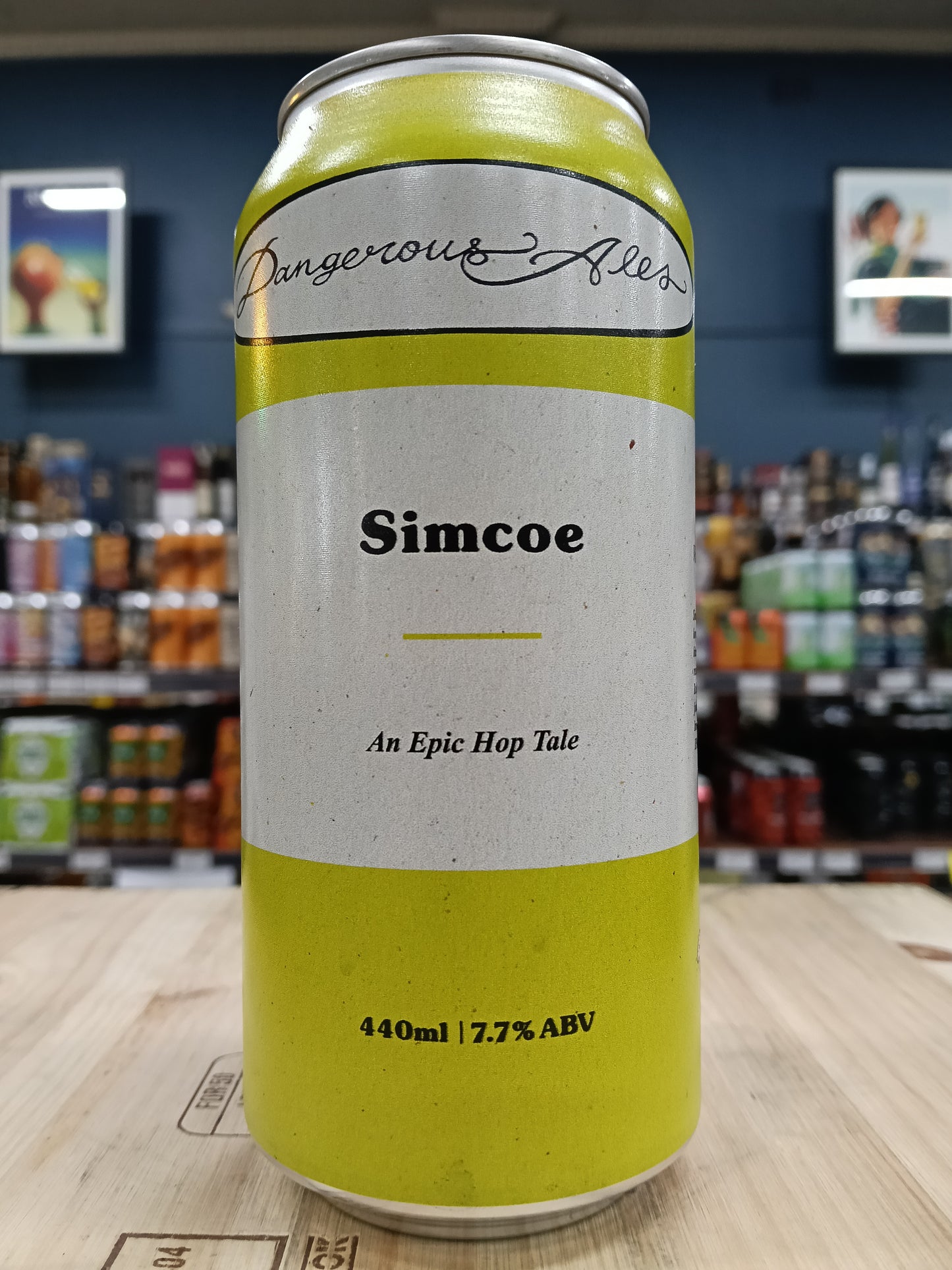 Dangerous Ales An Epic Hop Tale Simcoe Double Hazy IPA 440ml Can