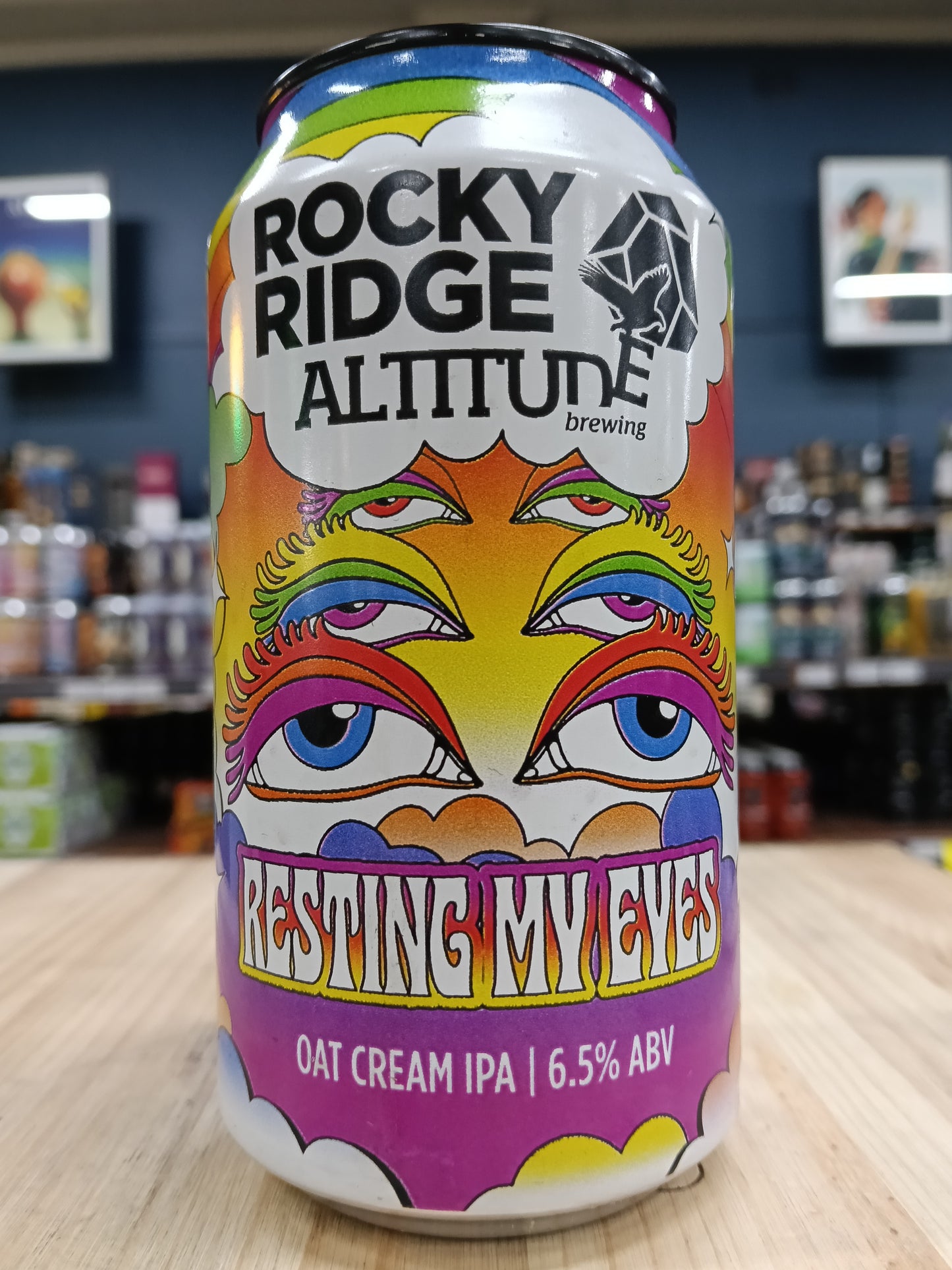 Rocky Ridge x Altitude NZ Resting My Eyes Oat Cream IPA 375ml Can
