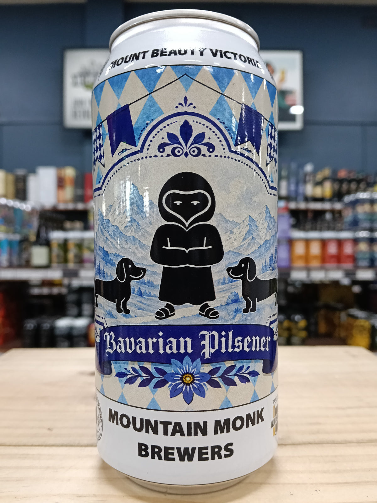 Mountain Monk Bavarian Pilsener 440ml Can