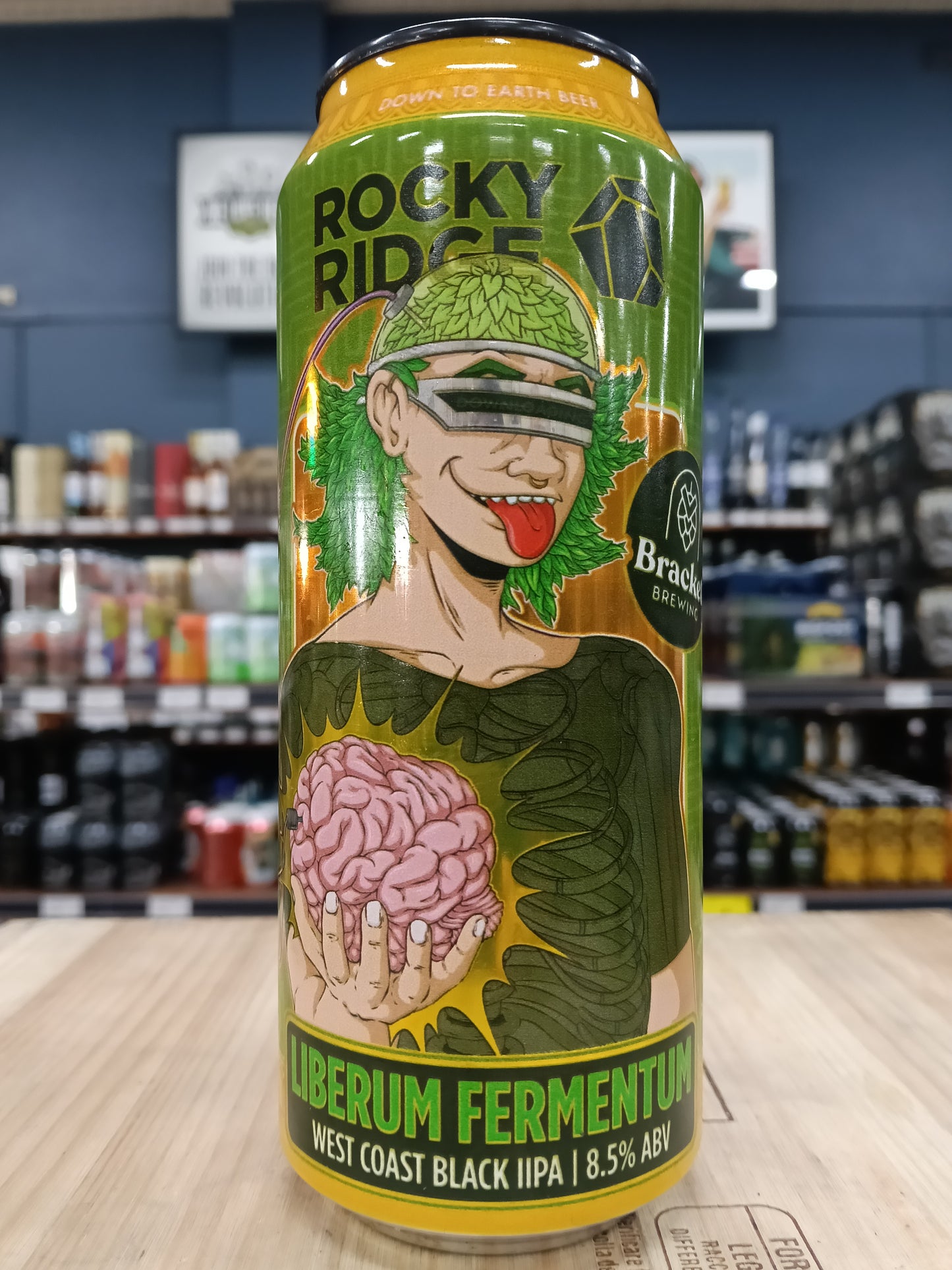 Rocky Ridge x Bracket Liberum Fermentum West Coast Black IIPA 500ml Can