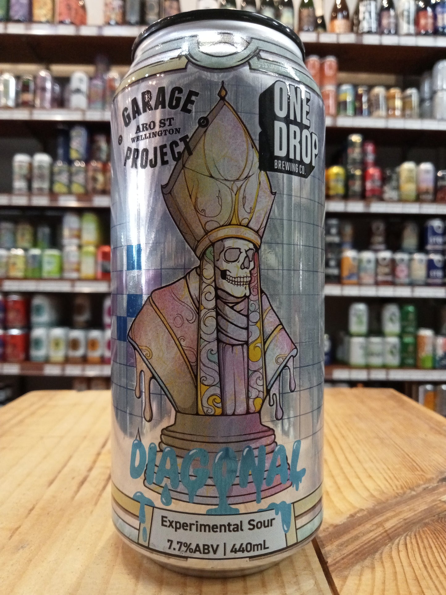 One Drop X Garage Project Diagonal Experimental Sour 440ml Can