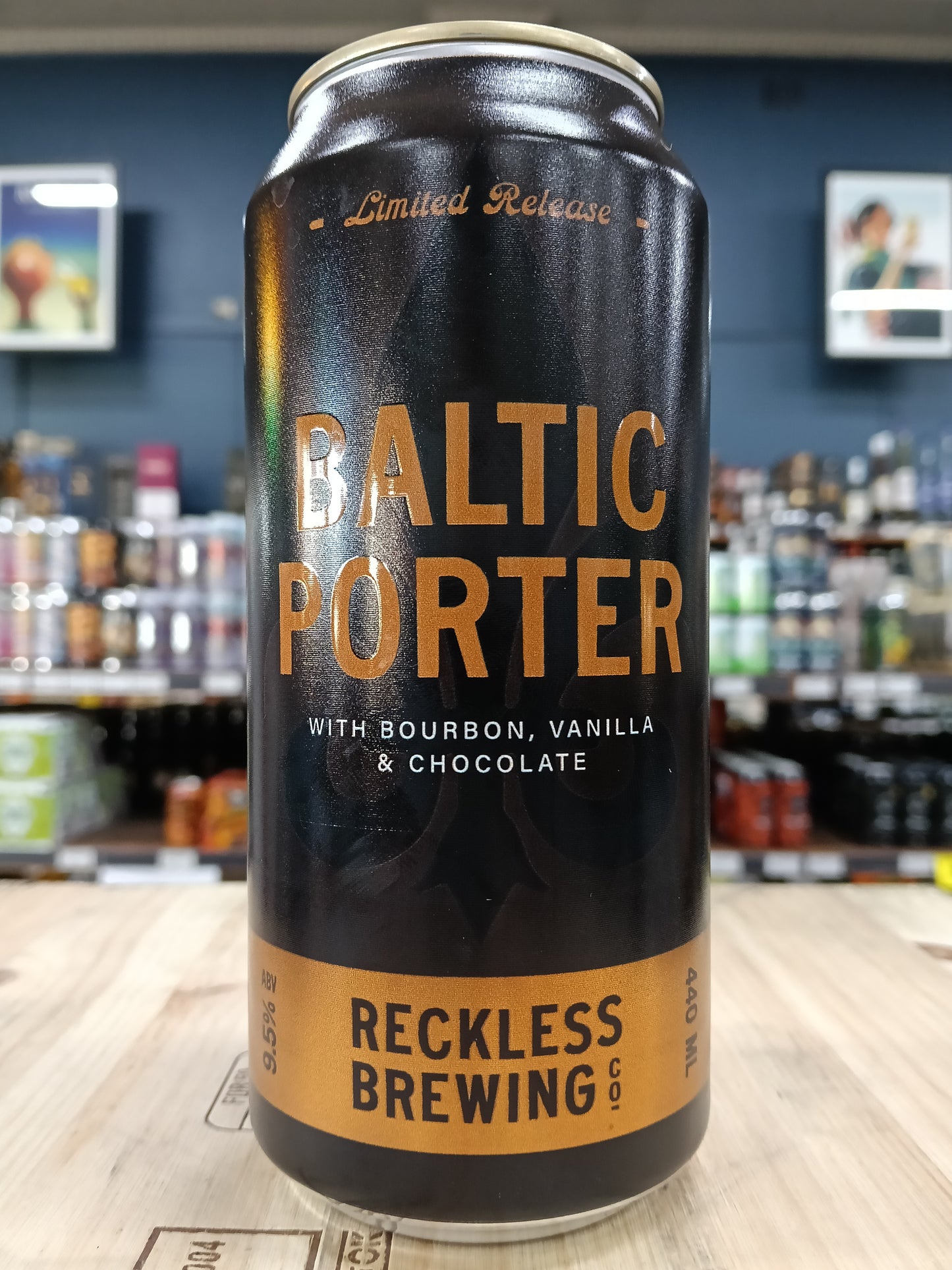 Reckless Bourbon Vanilla Chocolate Baltic Porter 440ml Can