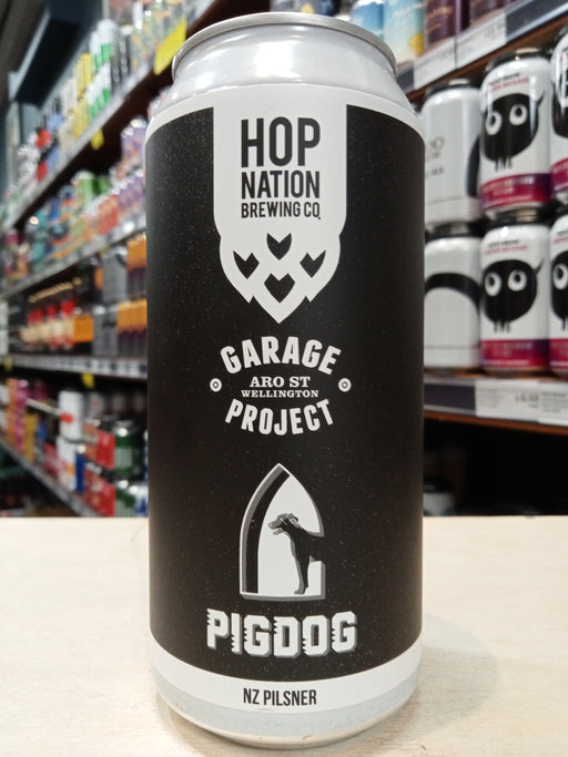 Hop Nation Pigdog NZ Pilsner 440ml Can