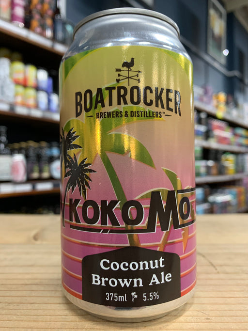 Boatrocker KokoMo Coconut Brown Ale 375ml Can
