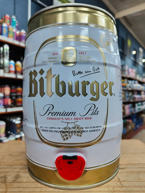 Bitburger Premium Pils 5 Litre Mini Keg