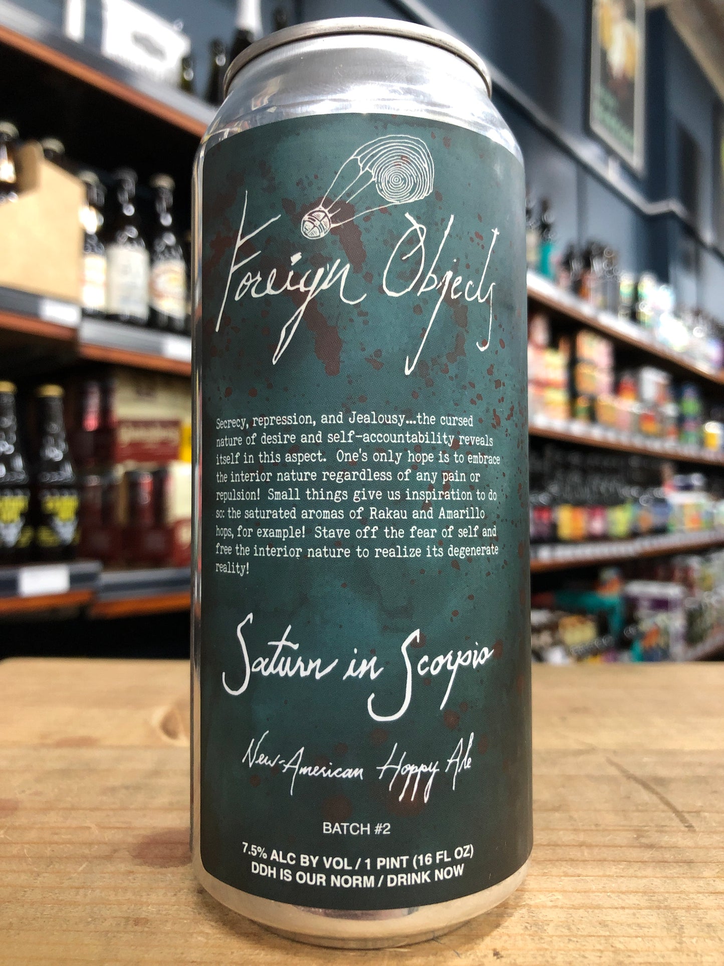 Foreign Objects Saturn In Scorpio 473ml Can