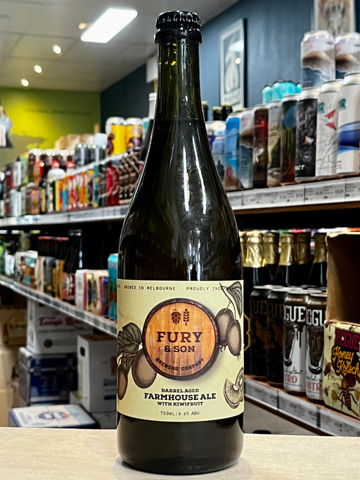 Fury & Son Barrel Aged Kiwifruit Farmhouse Ale 750ml
