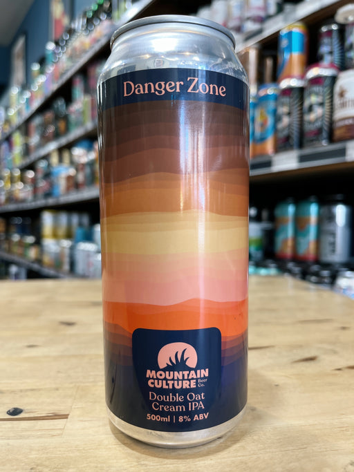 Mountain Culture Danger Zone Double Oat Cream IPA 500ml Can