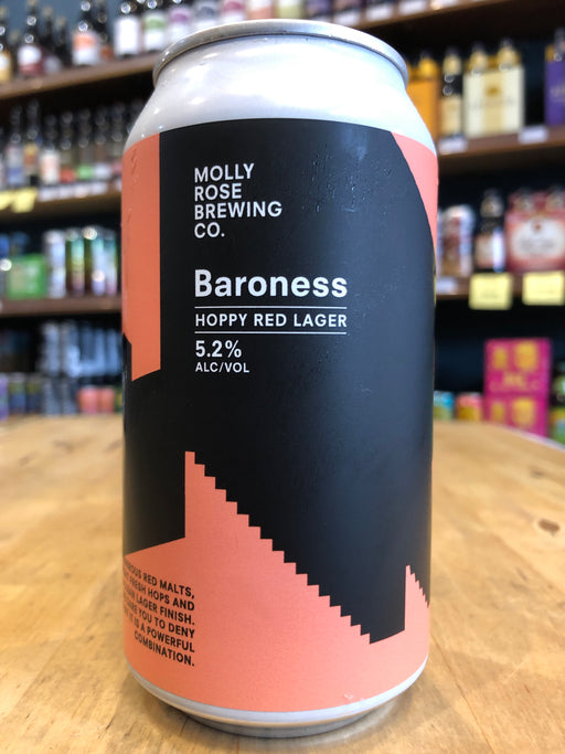 Molly Rose Baroness Hoppy Red Lager 375ml Can