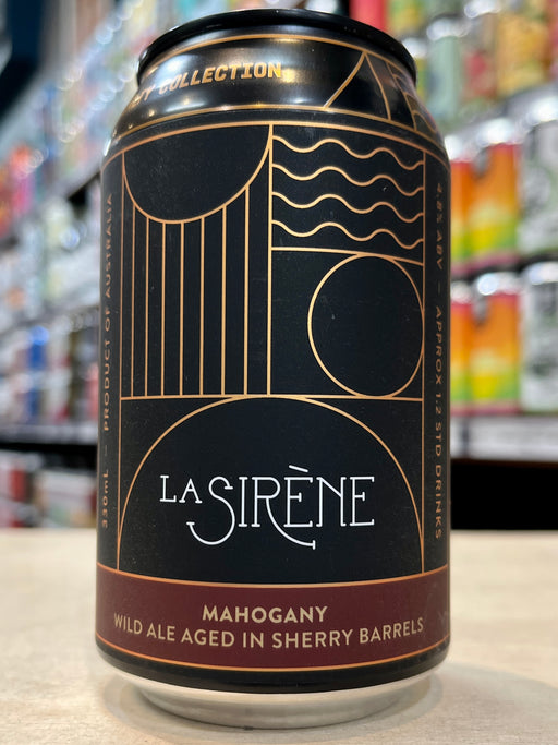 La Sirene Mahogany Sherry Barrel Aged Wild Ale 330ml Can