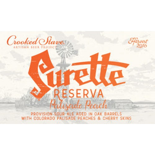 Crooked Stave Surette Reserva Palisade Peach 750ml - Purvis Beer