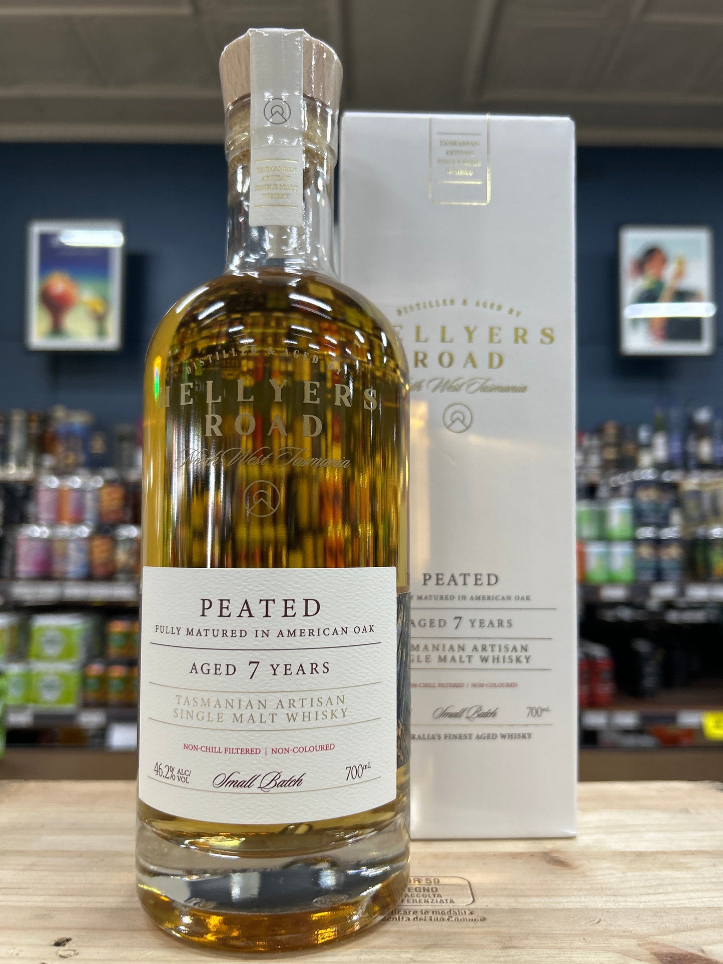 Hellyers Road 7Yr Old Peated Single Malt 700ml