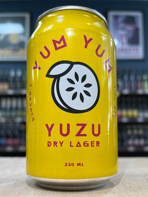 Duncan's Yum Yum Yuzu Dry Lager 330ml Can