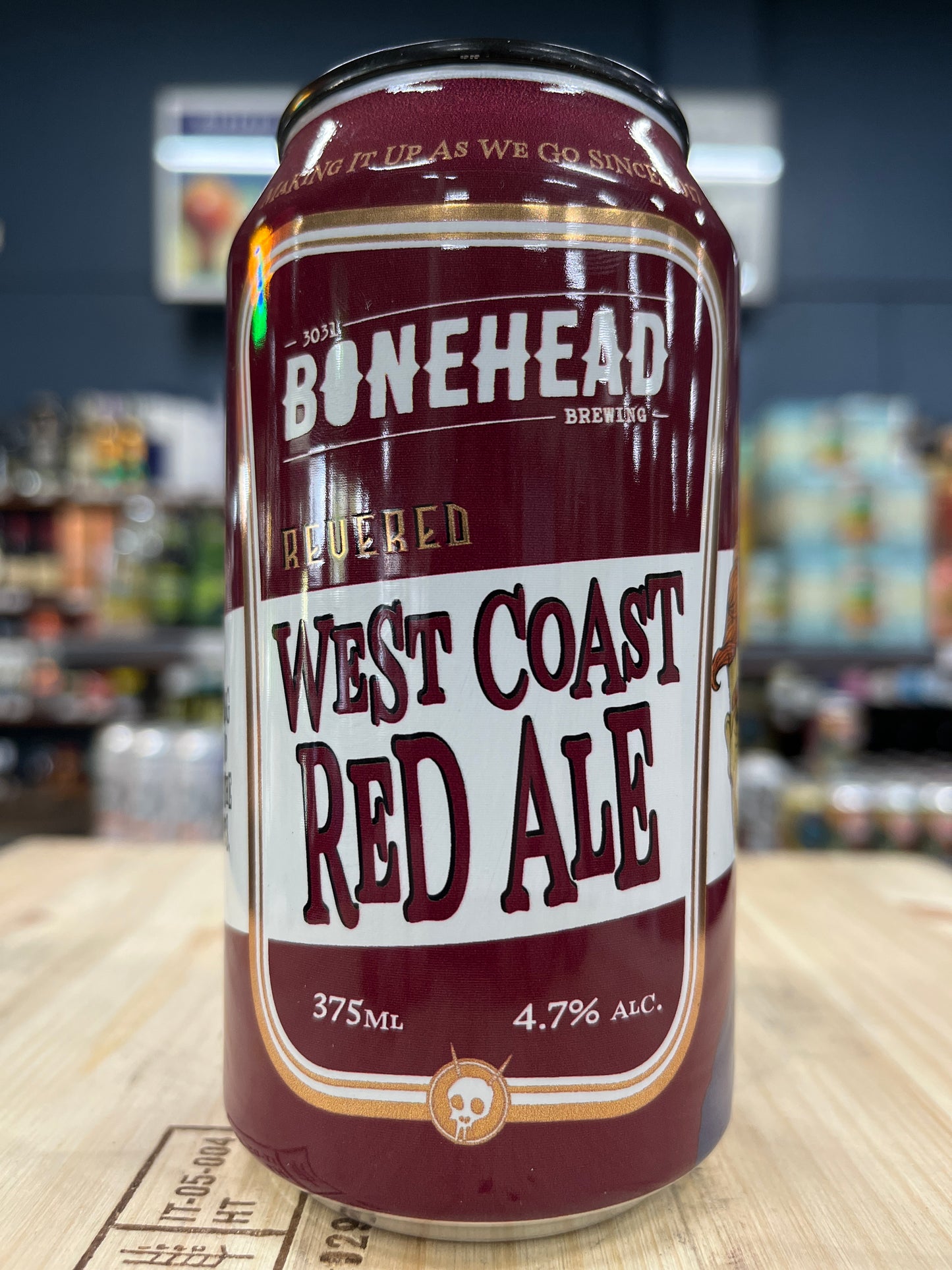 Bonehead Revered Red Ale 375ml Can