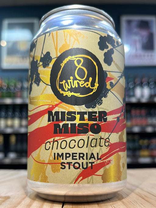 8 Wired Mister Miso Chocolate Imperial Stout 330ml Can