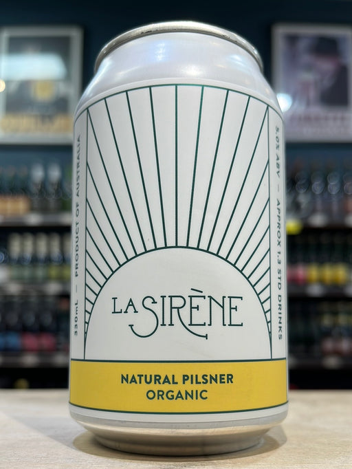 La Sirene Natural Pilsner Organic 330ml Can