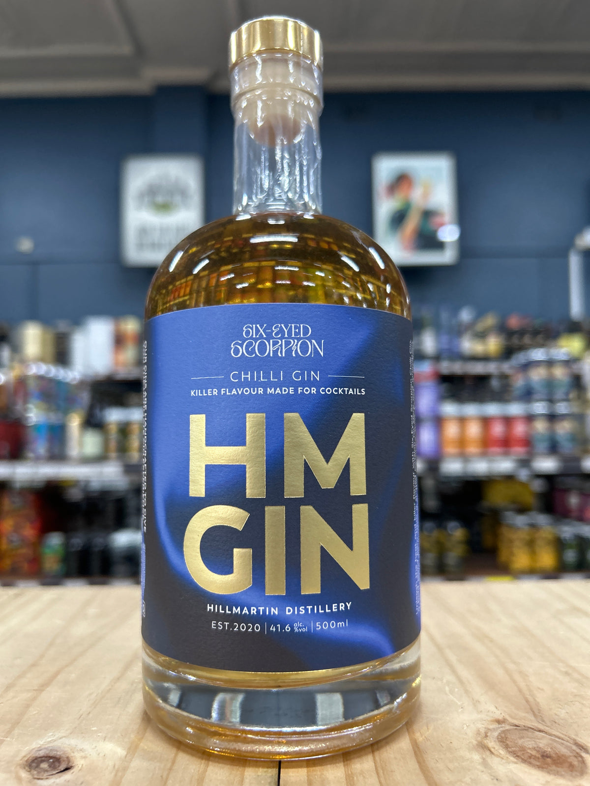 Hillmartin Distillery HM Six-Eyed Scorpion Chilli Gin 500ml