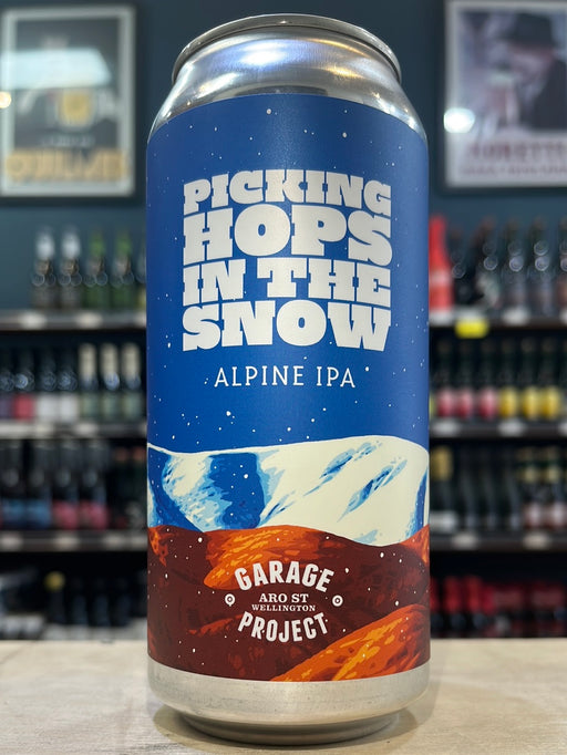 Garage Project Picking Hops In The Snow West Coast Alpine IPA 440ml Can