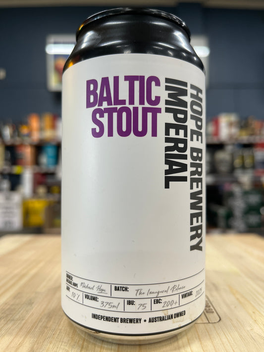 Hope Imperial Baltic Stout 375ml Can