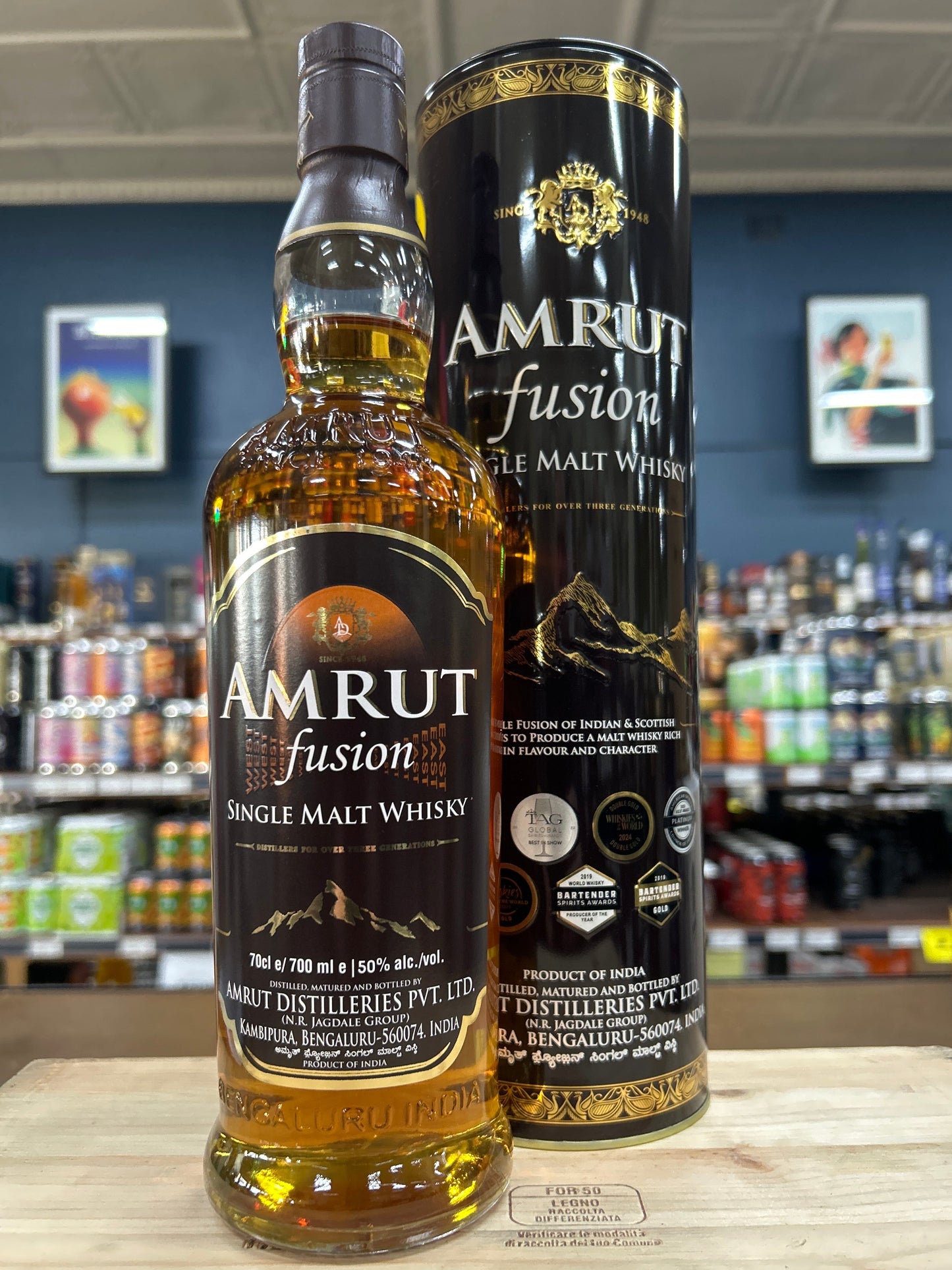 Amrut Fusion 50% Whisky 700ml