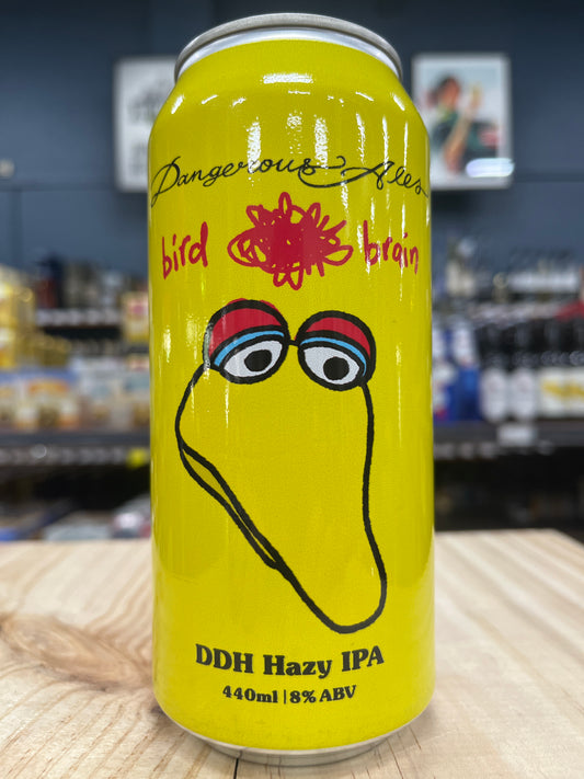 Dangerous Ales Bird Brain DDH Double Hazy IPA 440ml Can